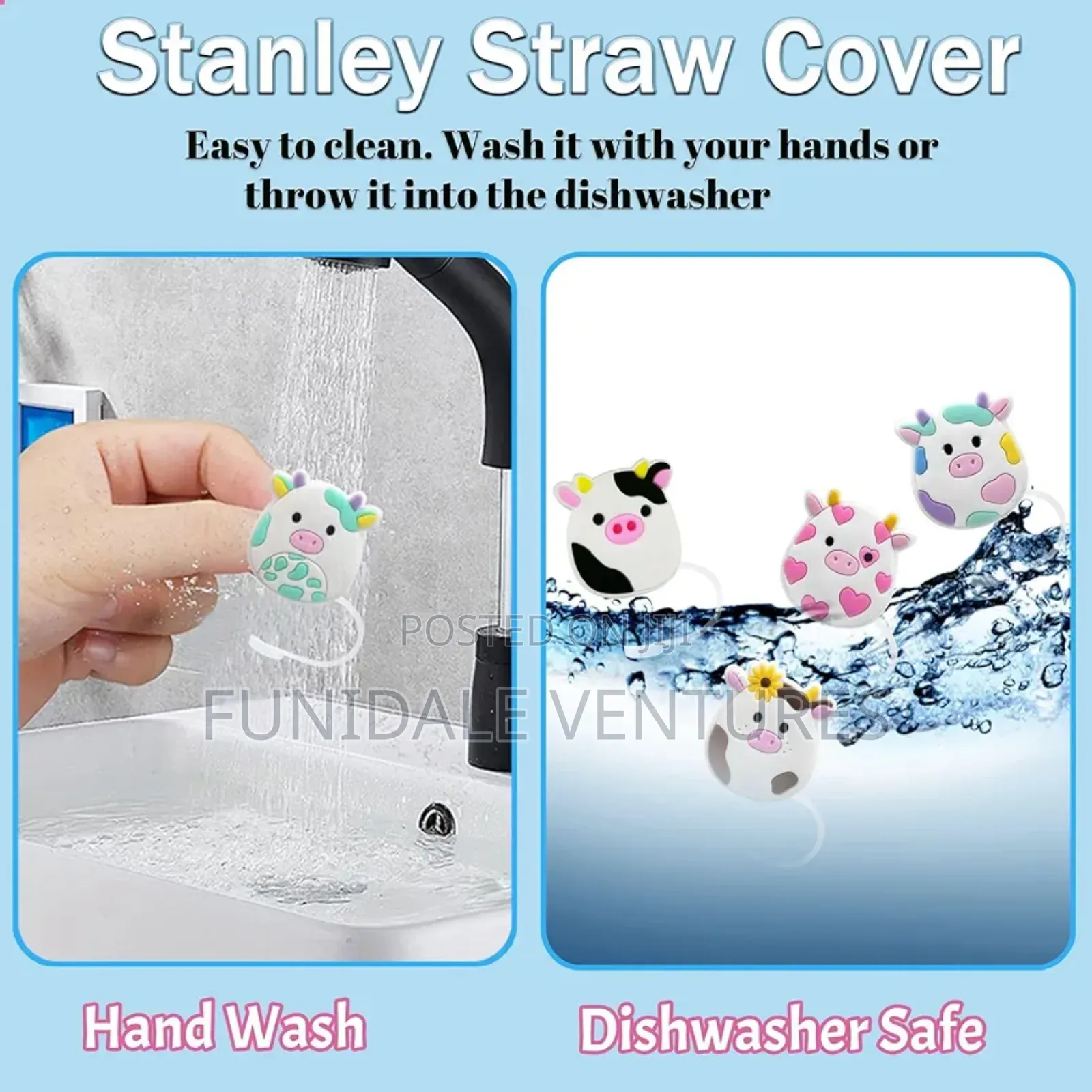 12pcs Stanley Cup Straw Covers