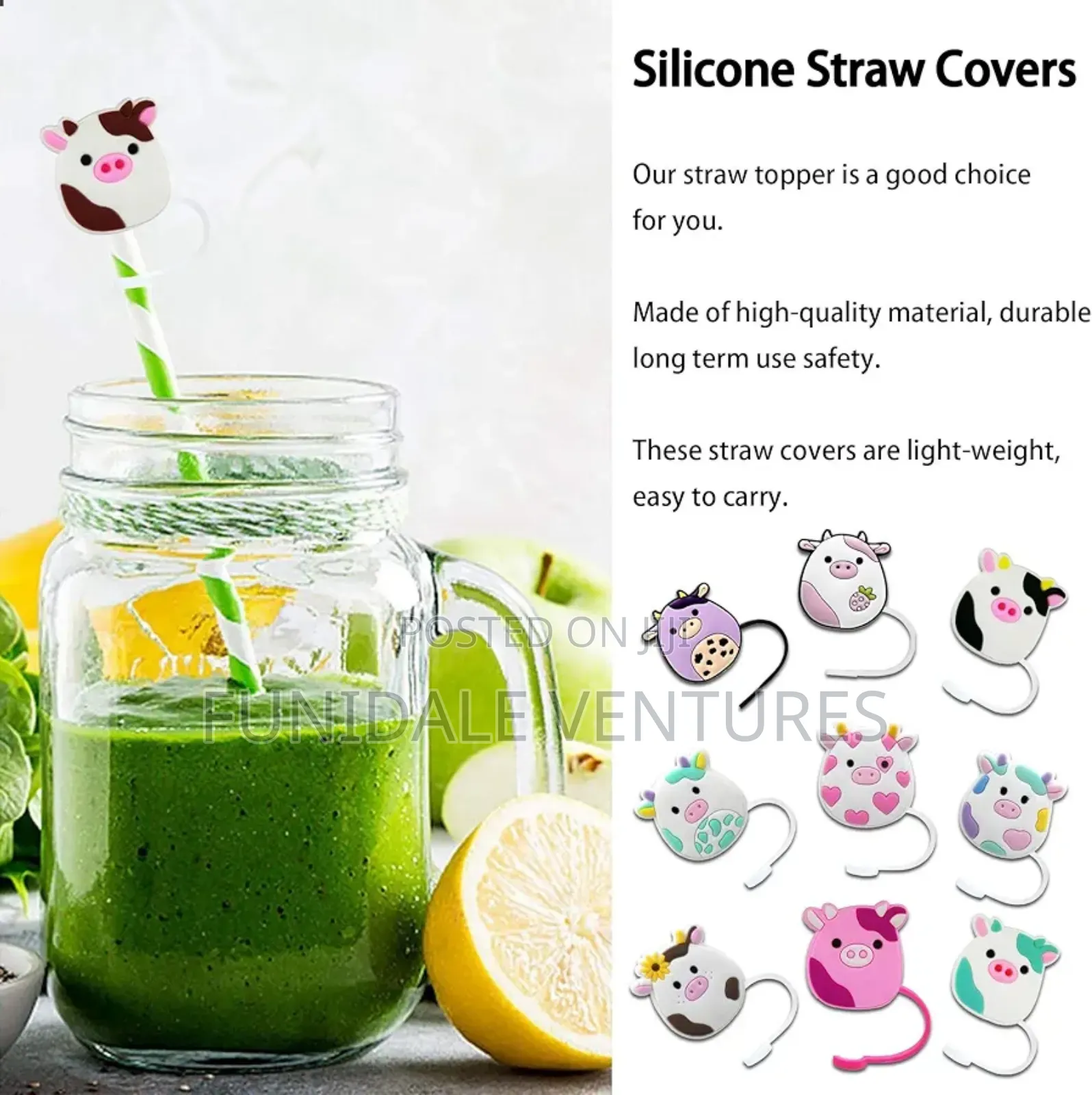 12pcs Stanley Cup Straw Covers
