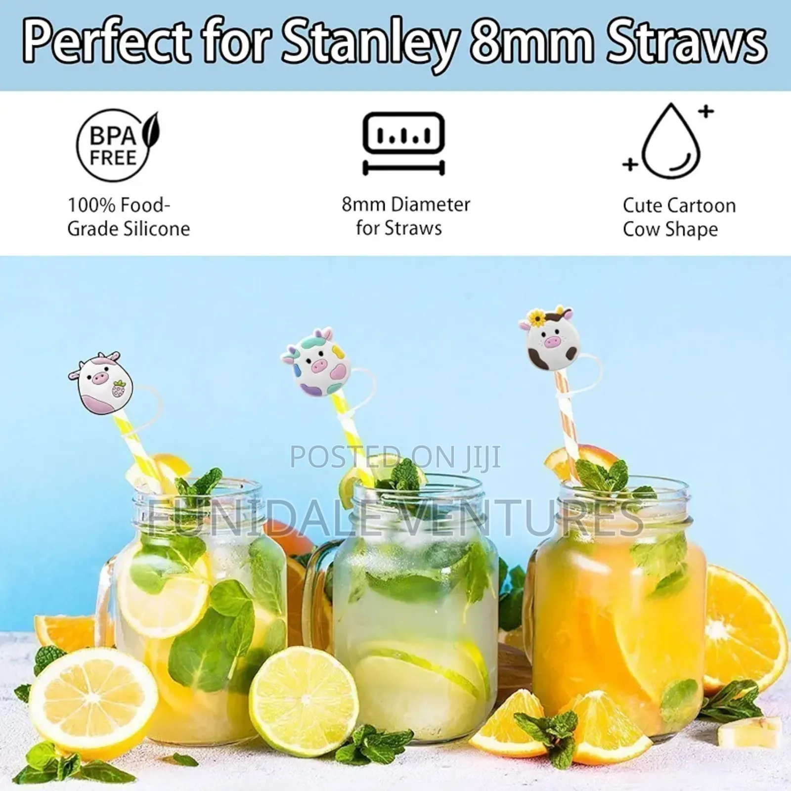 12pcs Stanley Cup Straw Covers