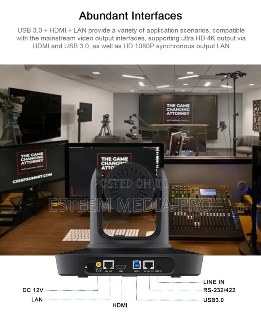 Ai-powered Kt-uh45gh Ptz 20xoptical Zoom Camera Video Voice Tracking