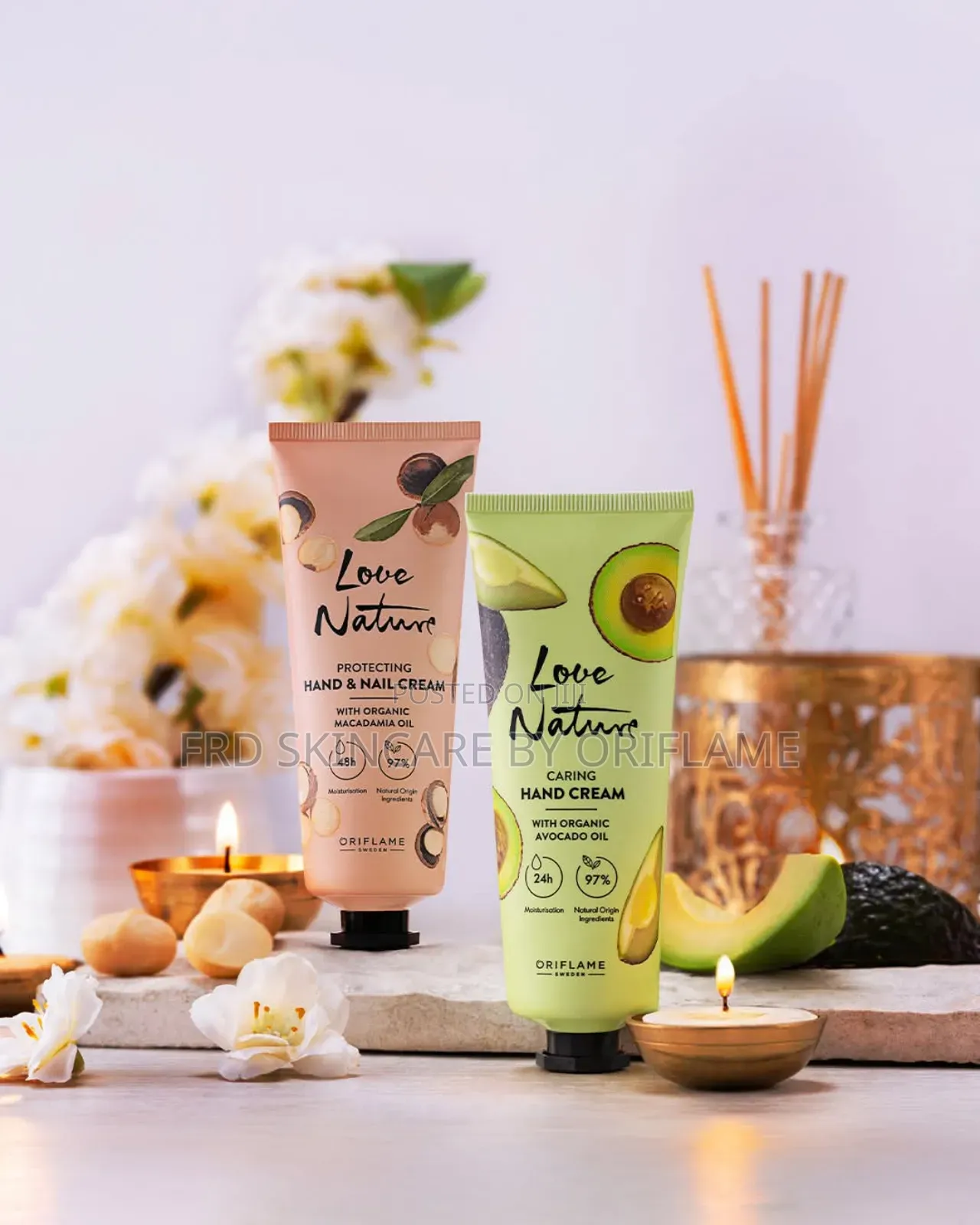 Protecting Hand Nail Cream With Organic Passion
