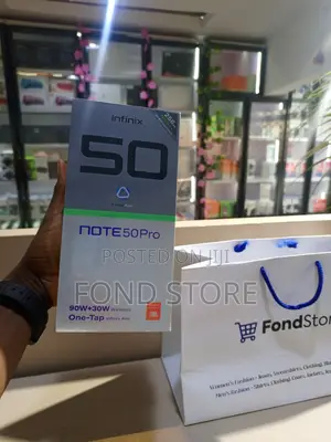 New Infinix Note 50 Pro 256 GB Black