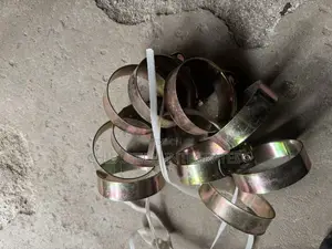 Heavy-Duty Zinc-Plated Steel Hose Clamps.