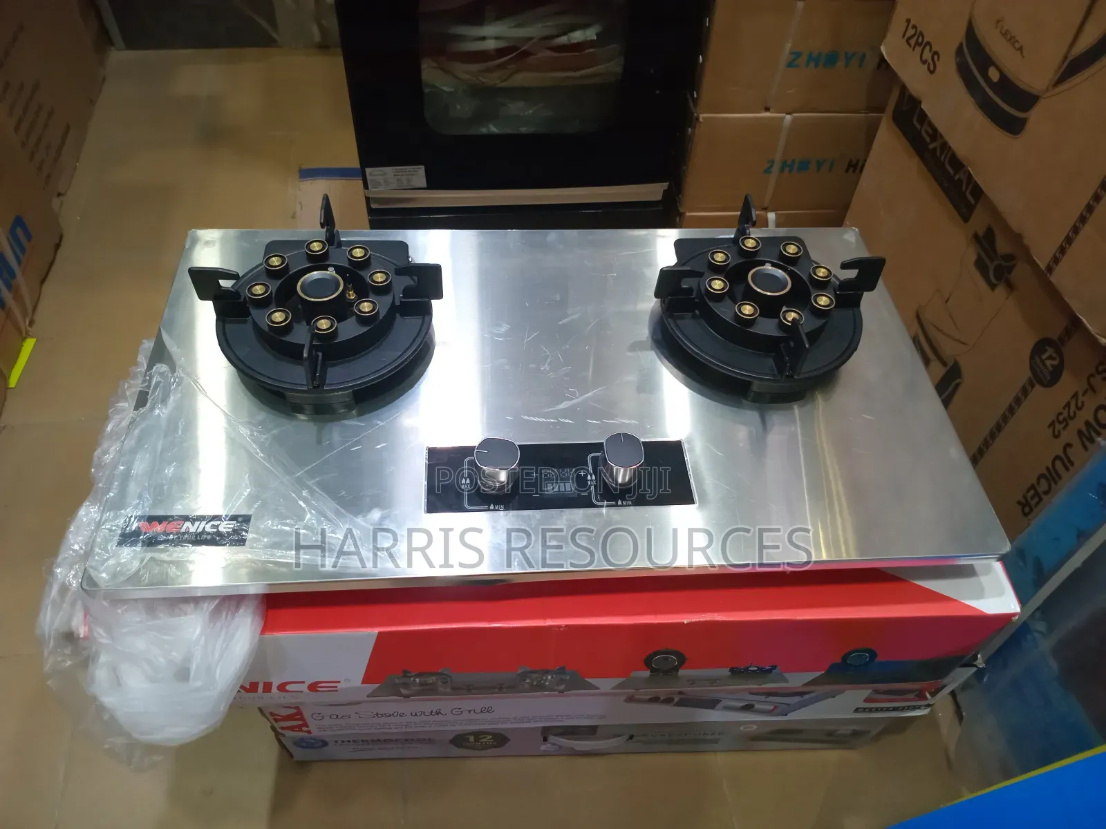 Wenice Exotic Gas Cooker With Electronic Instant Automatic Ignition