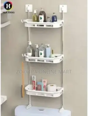 Adjustable 2 Or 3 Layer Bathroom Storage Rack