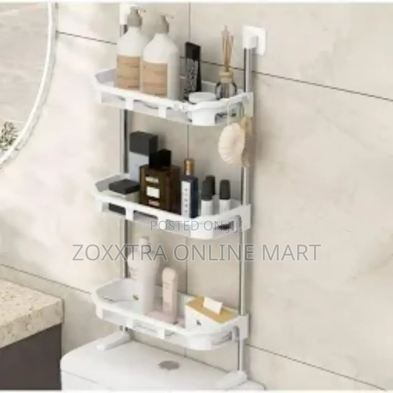 Adjustable 2 Or 3 Layer Bathroom Storage Rack