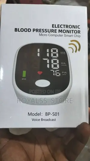 Bp Monitor With Led Light Display - Blood Pressure Machine