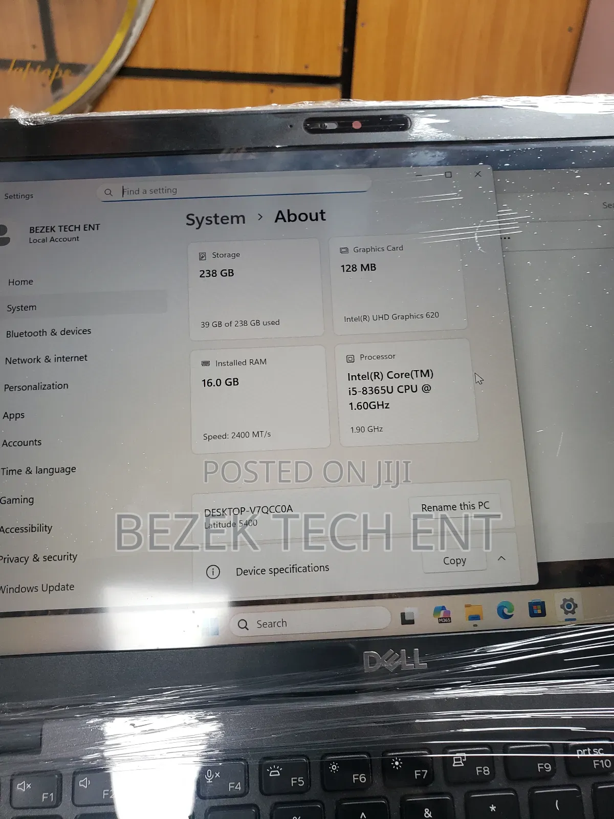 New Laptop Dell Latitude 5400 16GB Intel Core I5 SSD 256GB