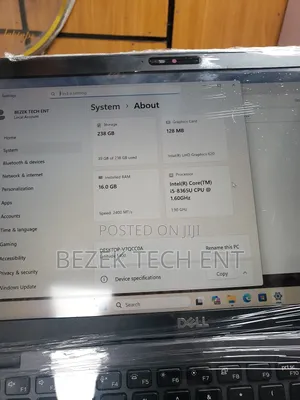 New Laptop Dell Latitude 5400 16GB Intel Core I5 SSD 256GB