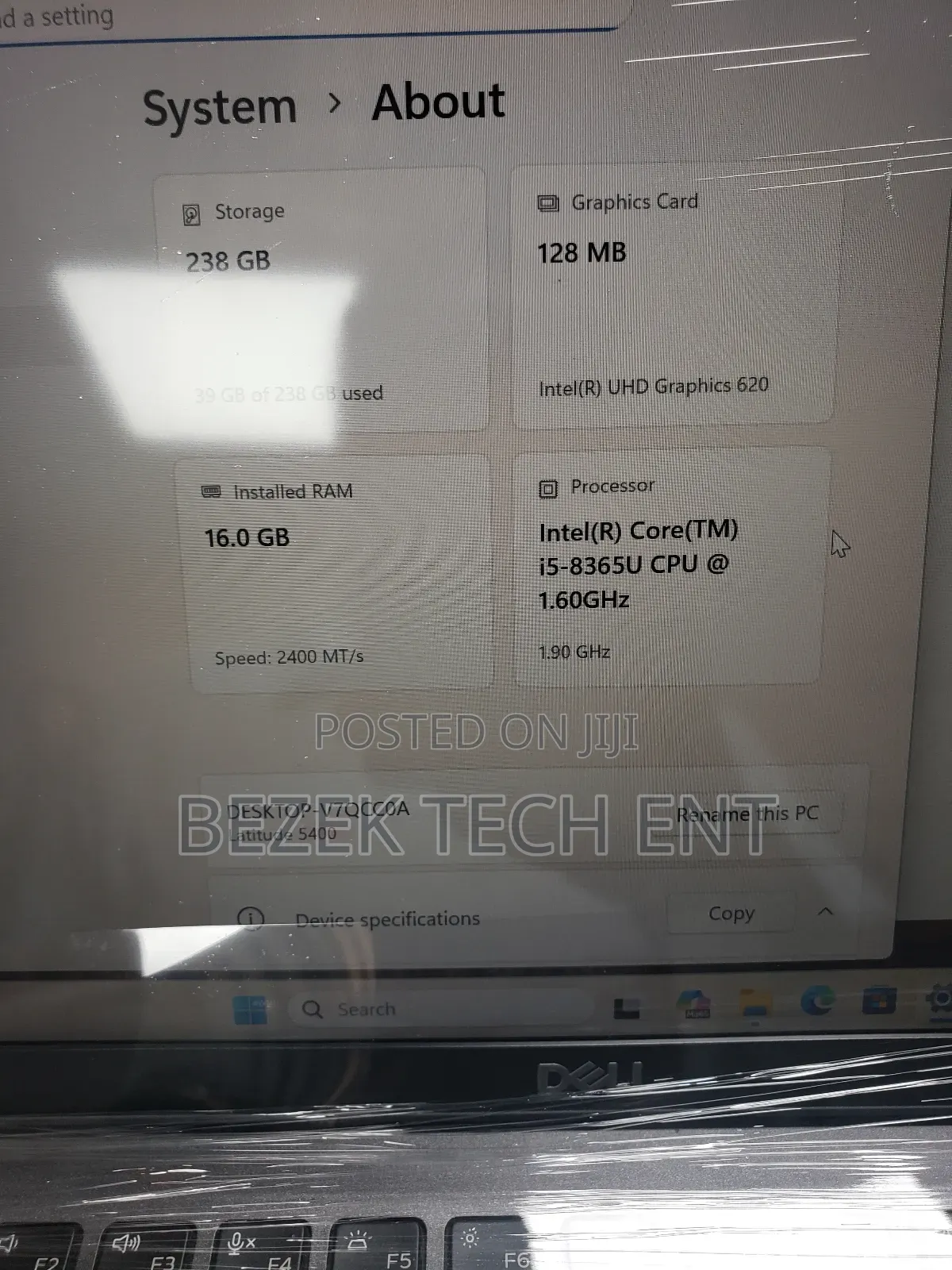 New Laptop Dell Latitude 5400 16GB Intel Core I5 SSD 256GB