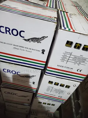 Original Croc Solar Battery 40ah 12v