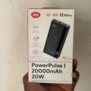 Itel Powerpulse 20000mah 20w Fast Charging Powerbank