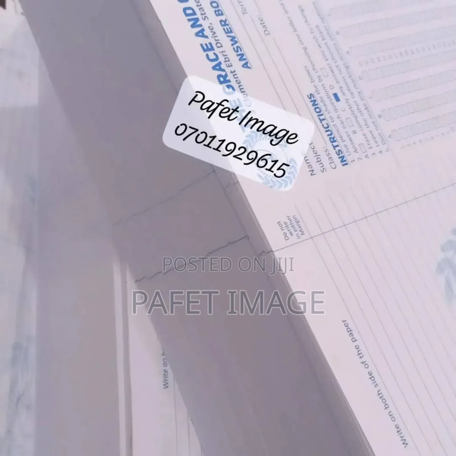 Exam Answer Booklets | Exam Sheets For Schools