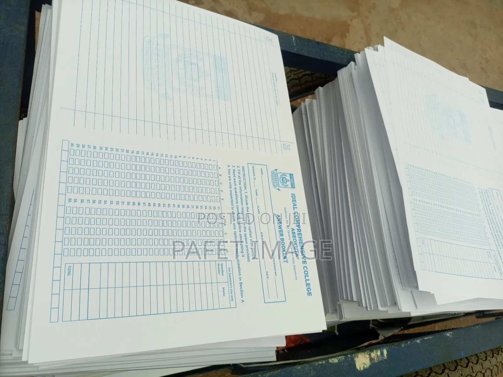 Exam Answer Booklets | Exam Sheets For Schools