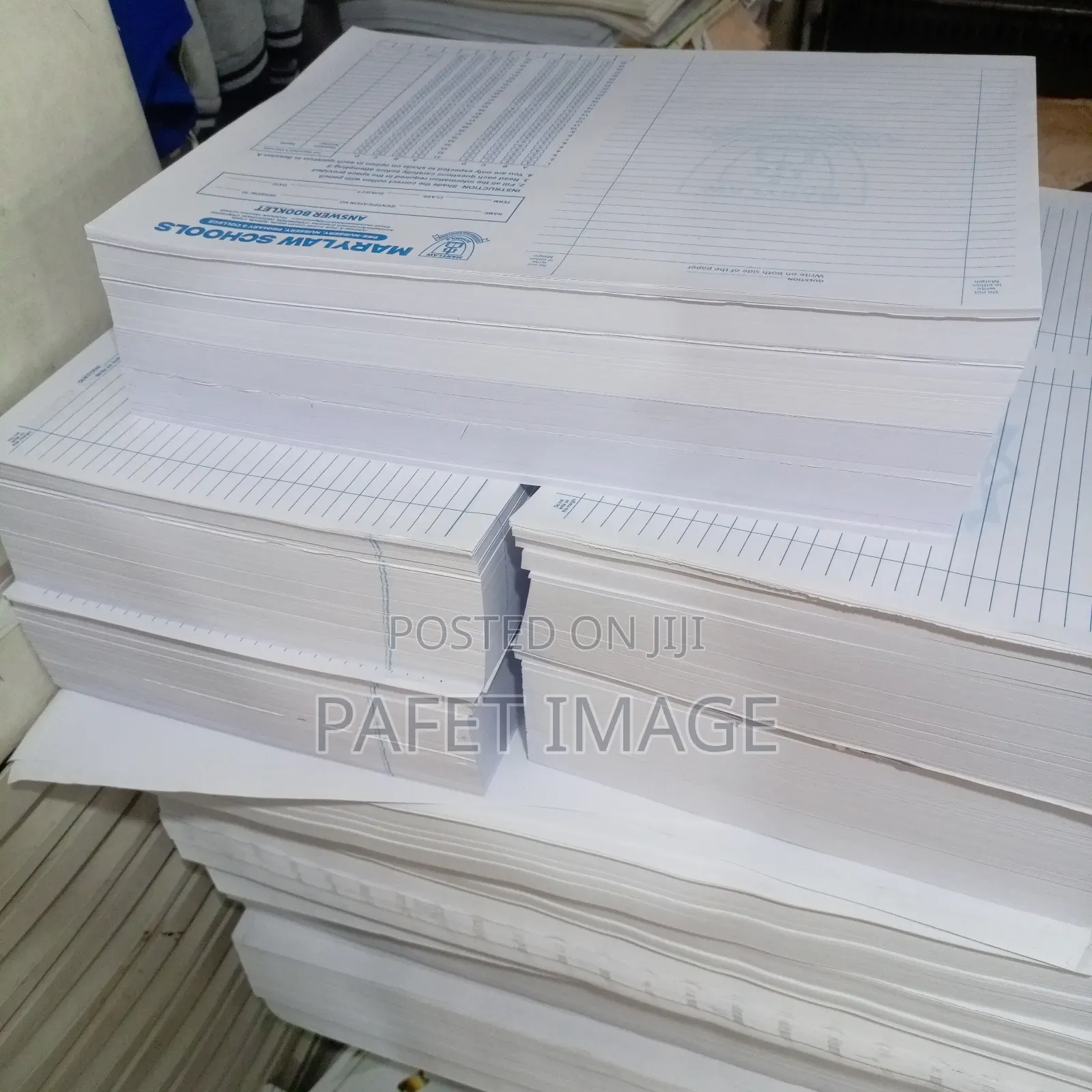Exam Answer Booklets | Exam Sheets For Schools