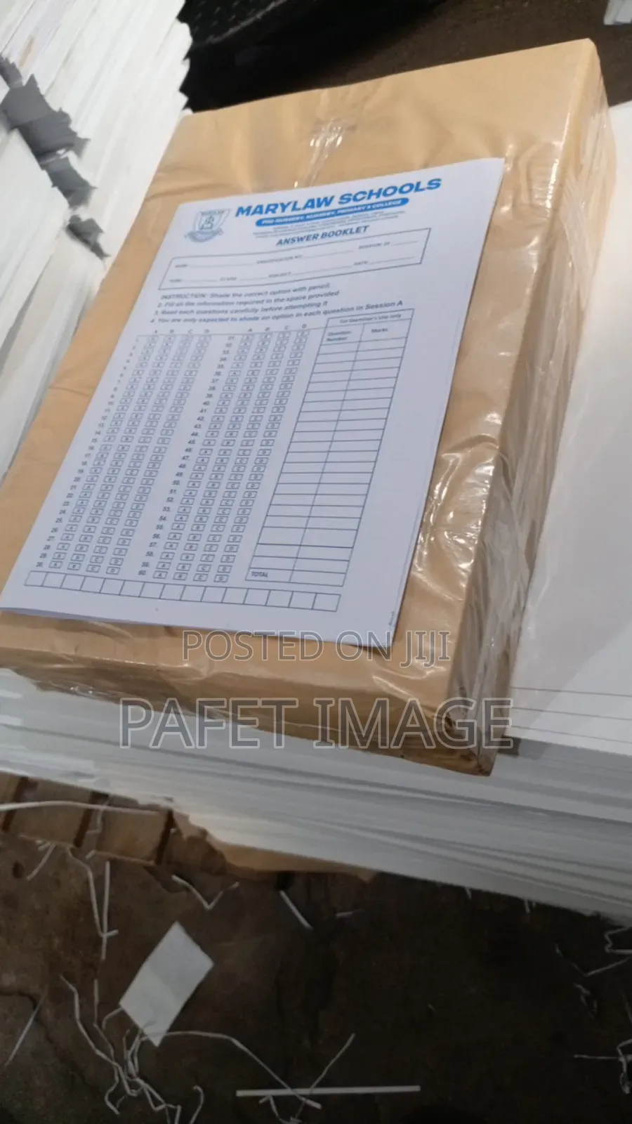 Exam Answer Booklets | Exam Sheets For Schools