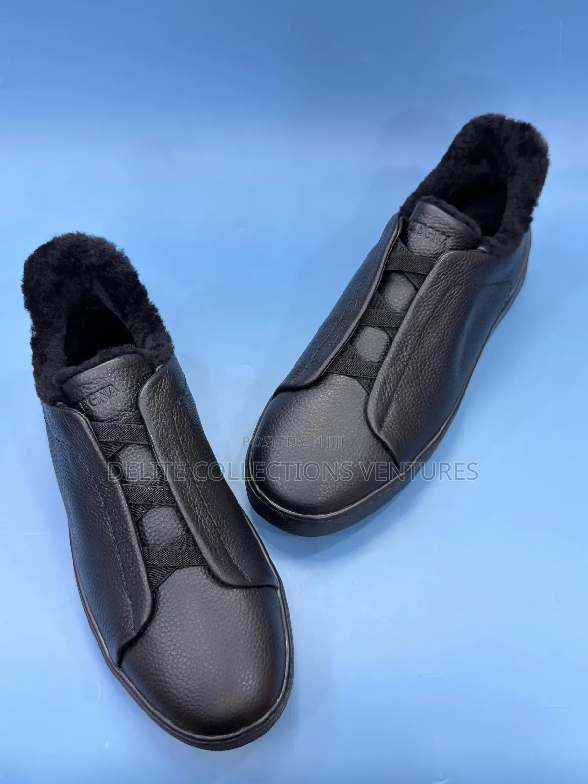*Original Zegna Triple Stitch Sneakers*