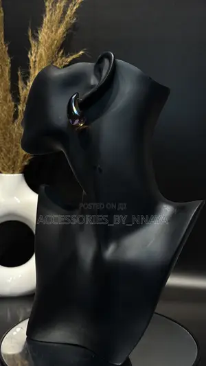 Multi-Toned Hoop Earring