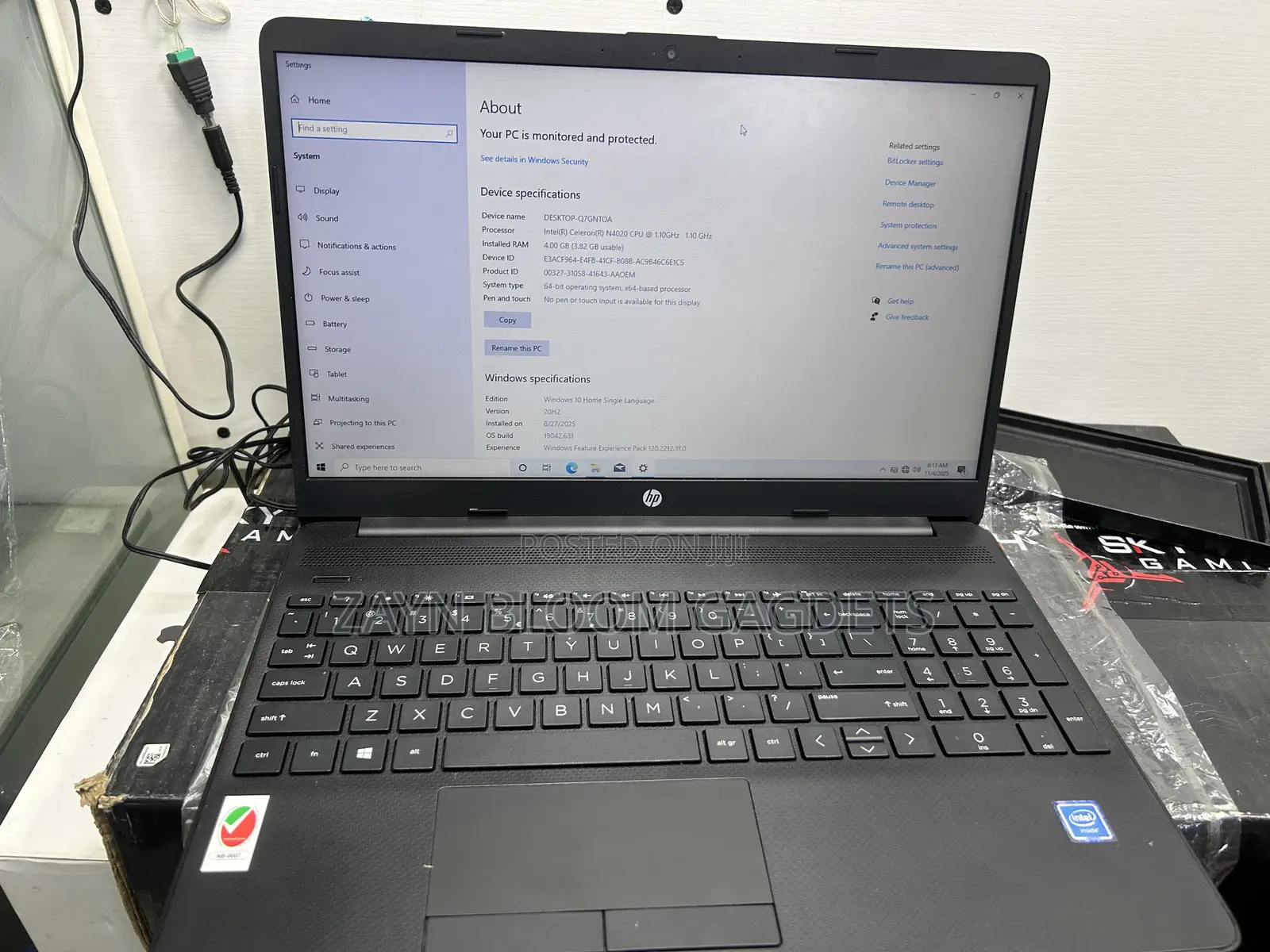 Laptop HP 15 8GB Intel Celeron HDD 500GB