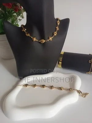 Chunky Necklace and Bracelet Set