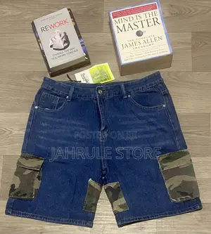 High Quality Cargo Jeans Short