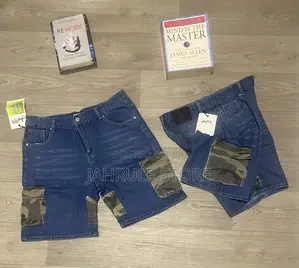High Quality Cargo Jeans Short