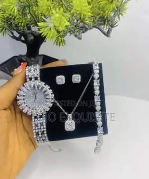 Female Wristwatch Set( Wristwatch, Necklace, Earring Bracelet)