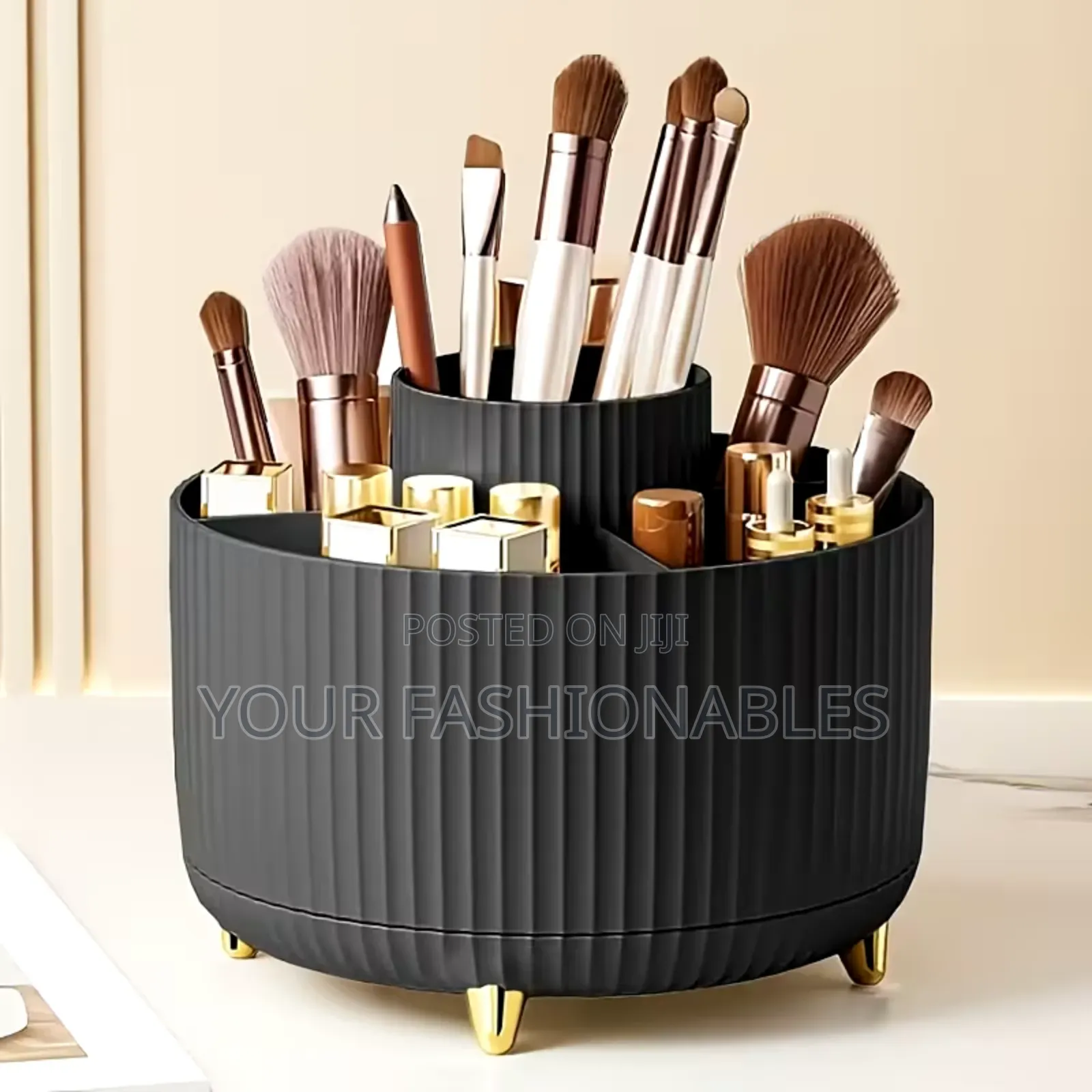 Compact Rotating Organiser for Cosmetics and Other Small Items