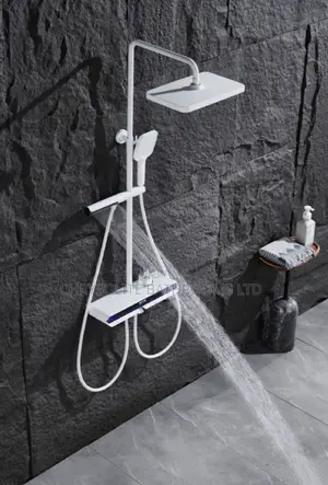 White Executive Shower Mixer