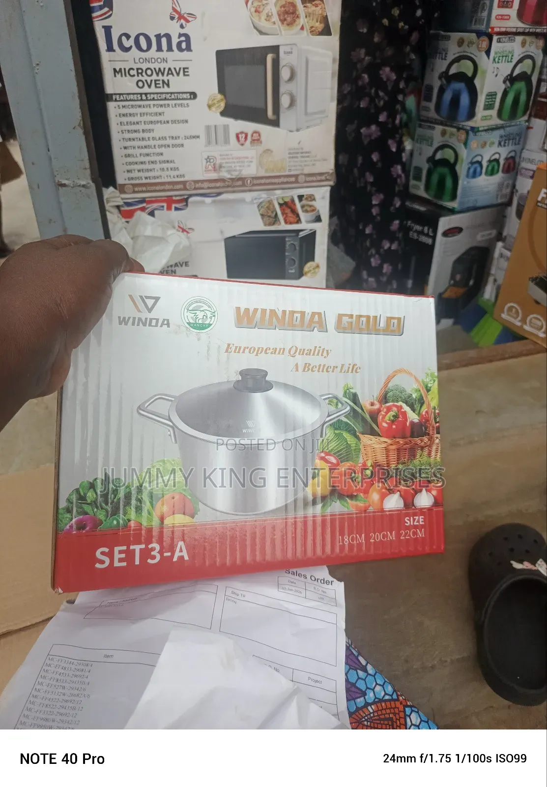 Cooking Pot Set 3 Pieces