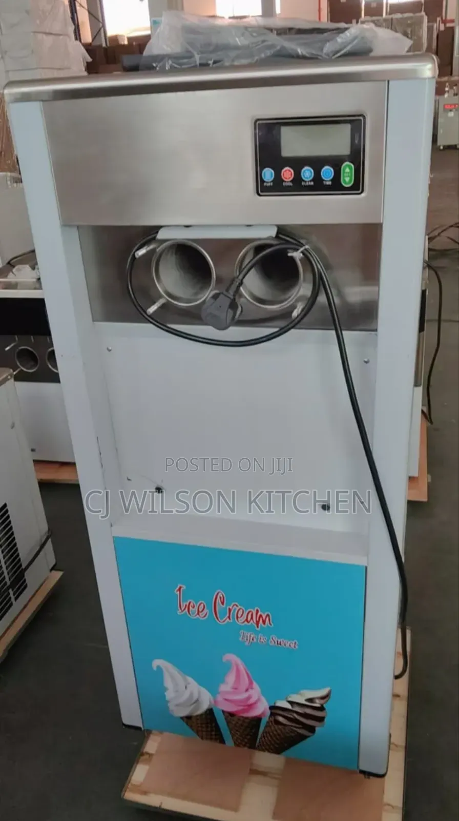 Standing Ice Cream Machine