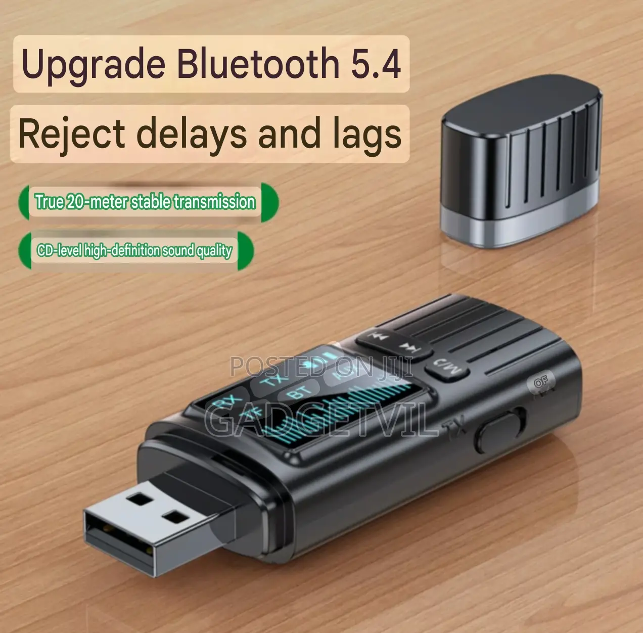 Usb Bluetooth 5.4 Receiver Transmitter Audio Adapter