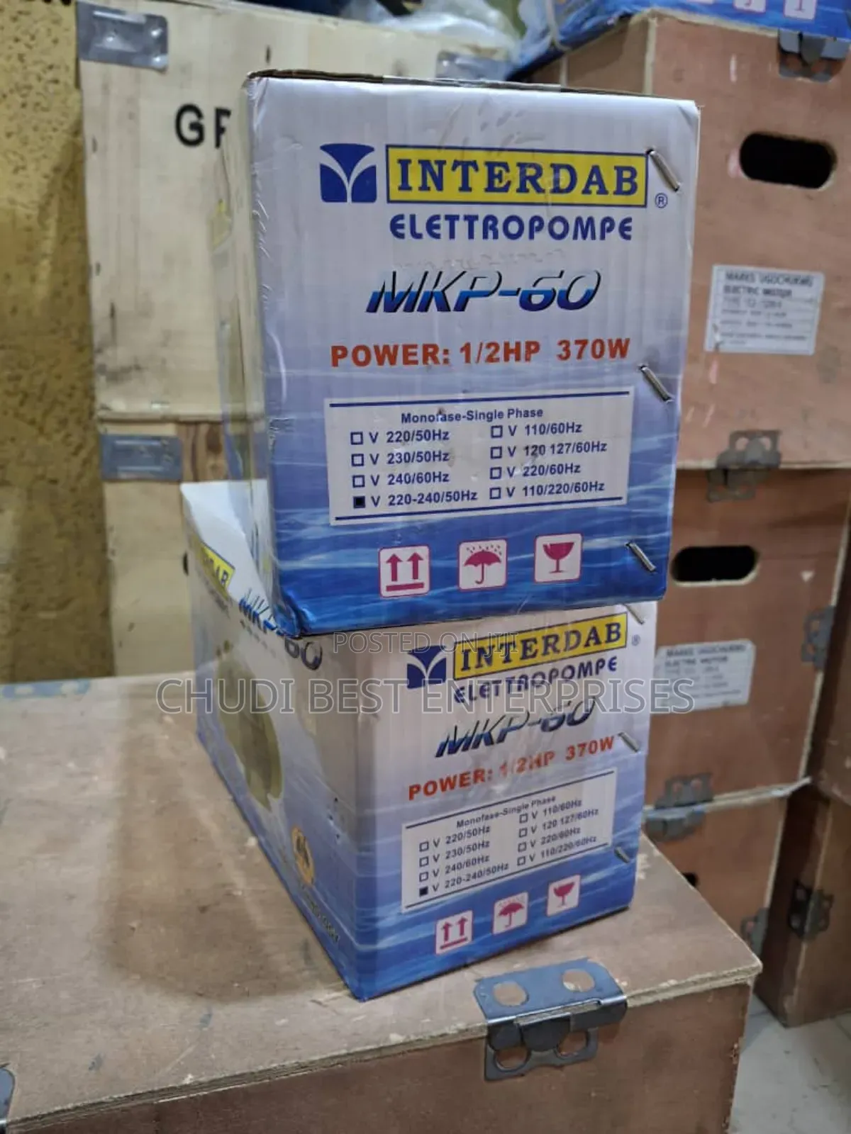 Interdab Water Pump 1/2 Half Hp