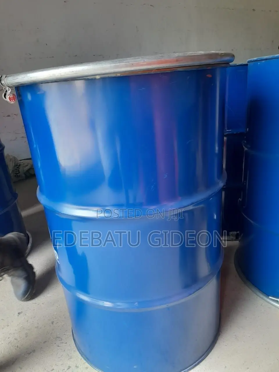 Empty Metal Drum