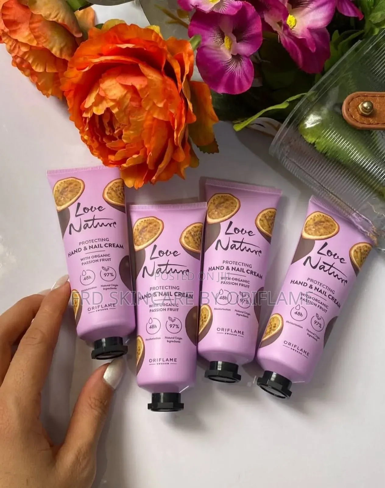 Protecting Hand Nail Cream With Organic Passion