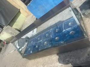 Imported 10plate Straight Glass Food Display Warmer