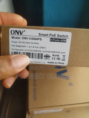 Onv Smart Poe Switch 4ports Onv-H3064ps
