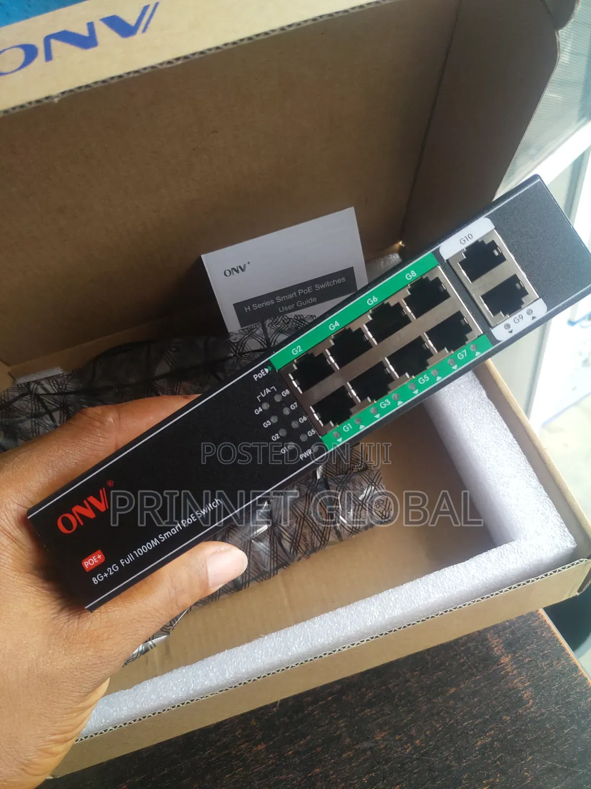 Onv Smart Poe Switch 8ports 120w - H3108ps