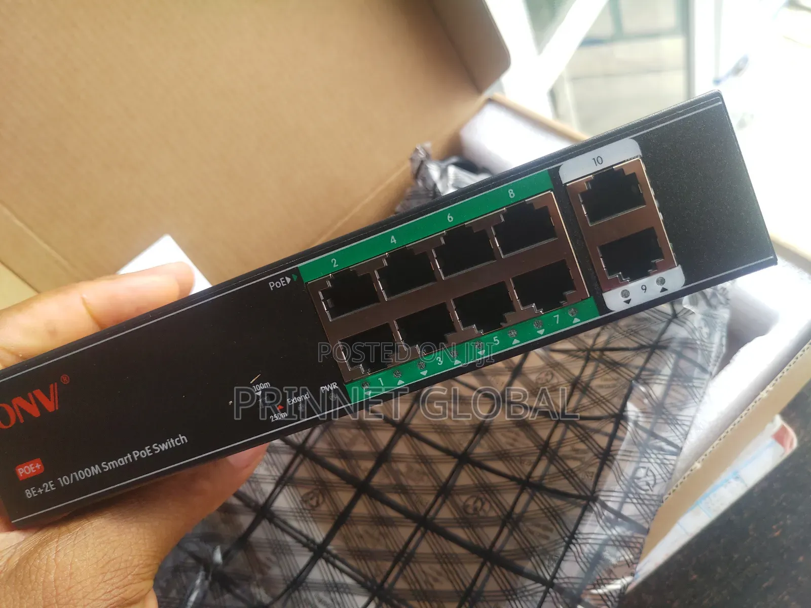 Onv Smart Poe Switch 8ports 120w H1108psd