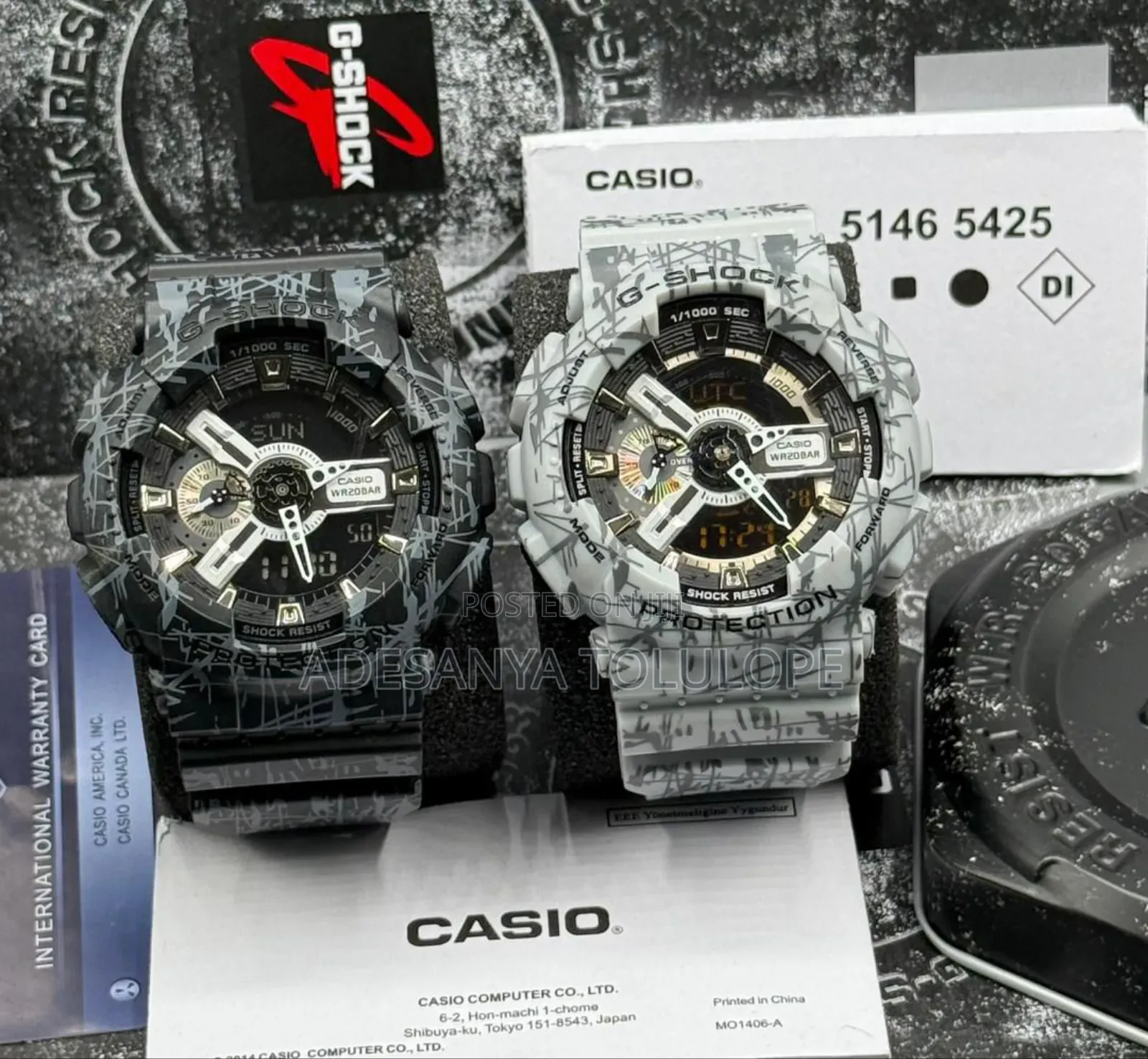 Authentic Casio G-Shock Ga-110ts-8a4.