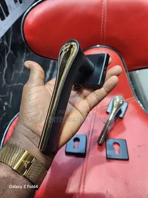 Matte Black And Chrome Gold Quality Lock