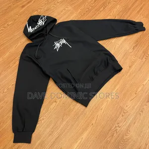 Stussy Back Hood Embroided Hoodie