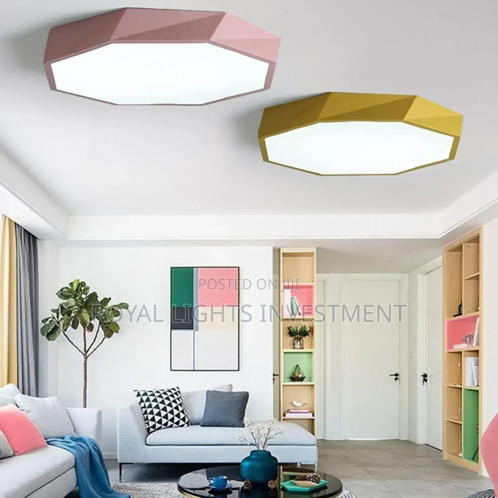 Flush Ceiling Fitting by 500mm