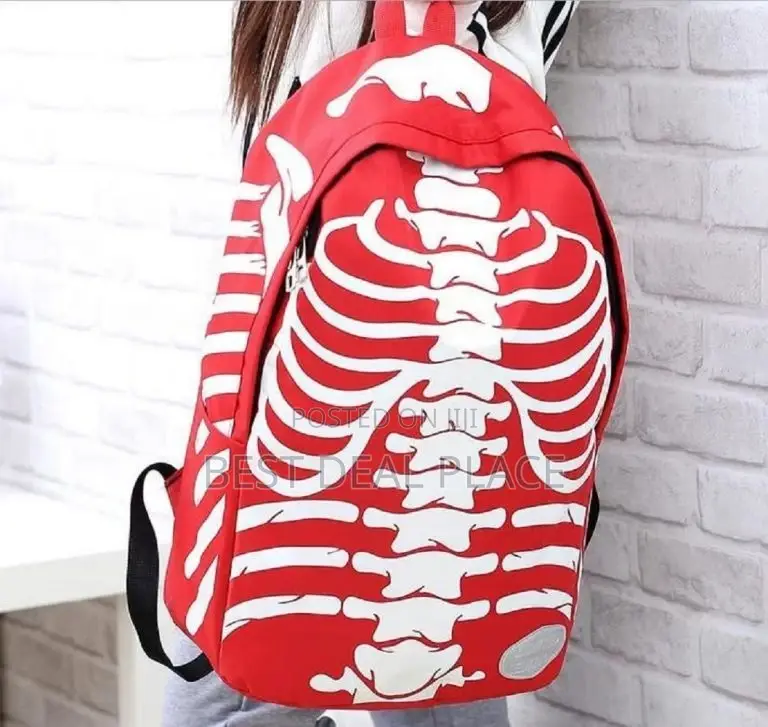 High Quality Glow in the Dark Skeleton Backpack