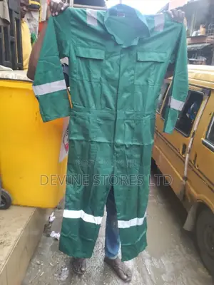 Green Safety Coverall