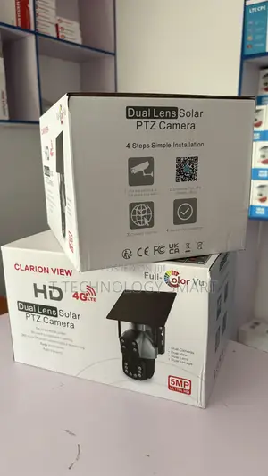 Double Lens Solar PTZ Easy Installation Clarion View