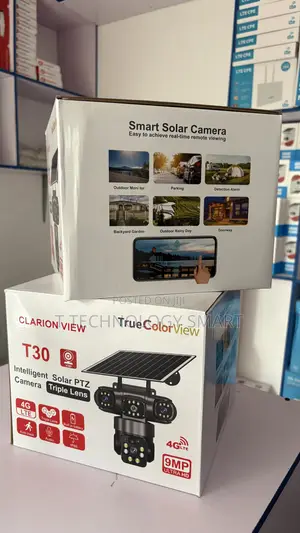 Intelligent Solar PTZ Triple Lens 4g Lite Built in Battery