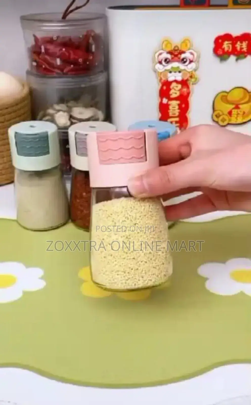 Salt, Pepper and Spice Control Bottle