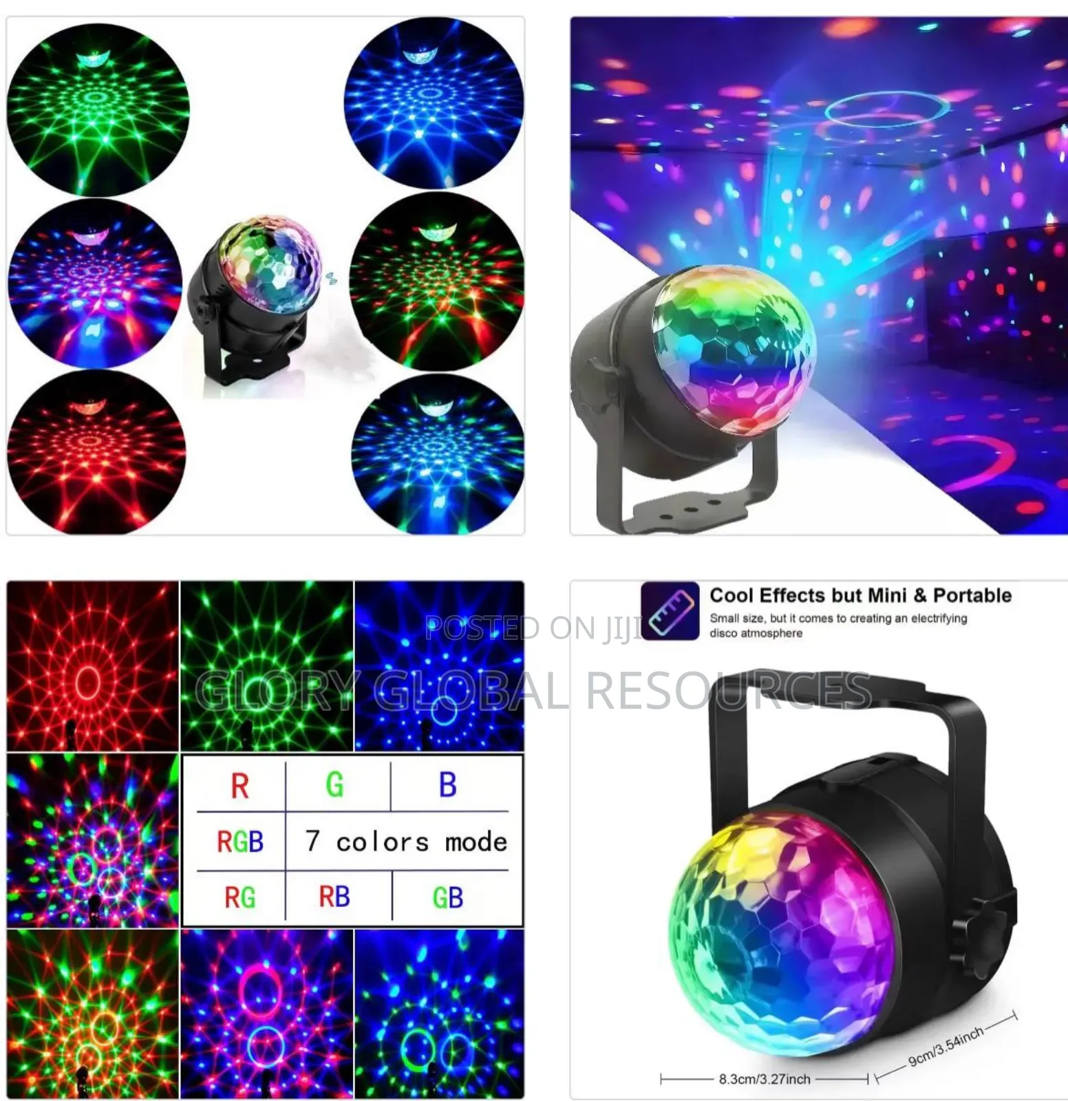 Usb-operated Colour Changing Led Party Light + Remote Control