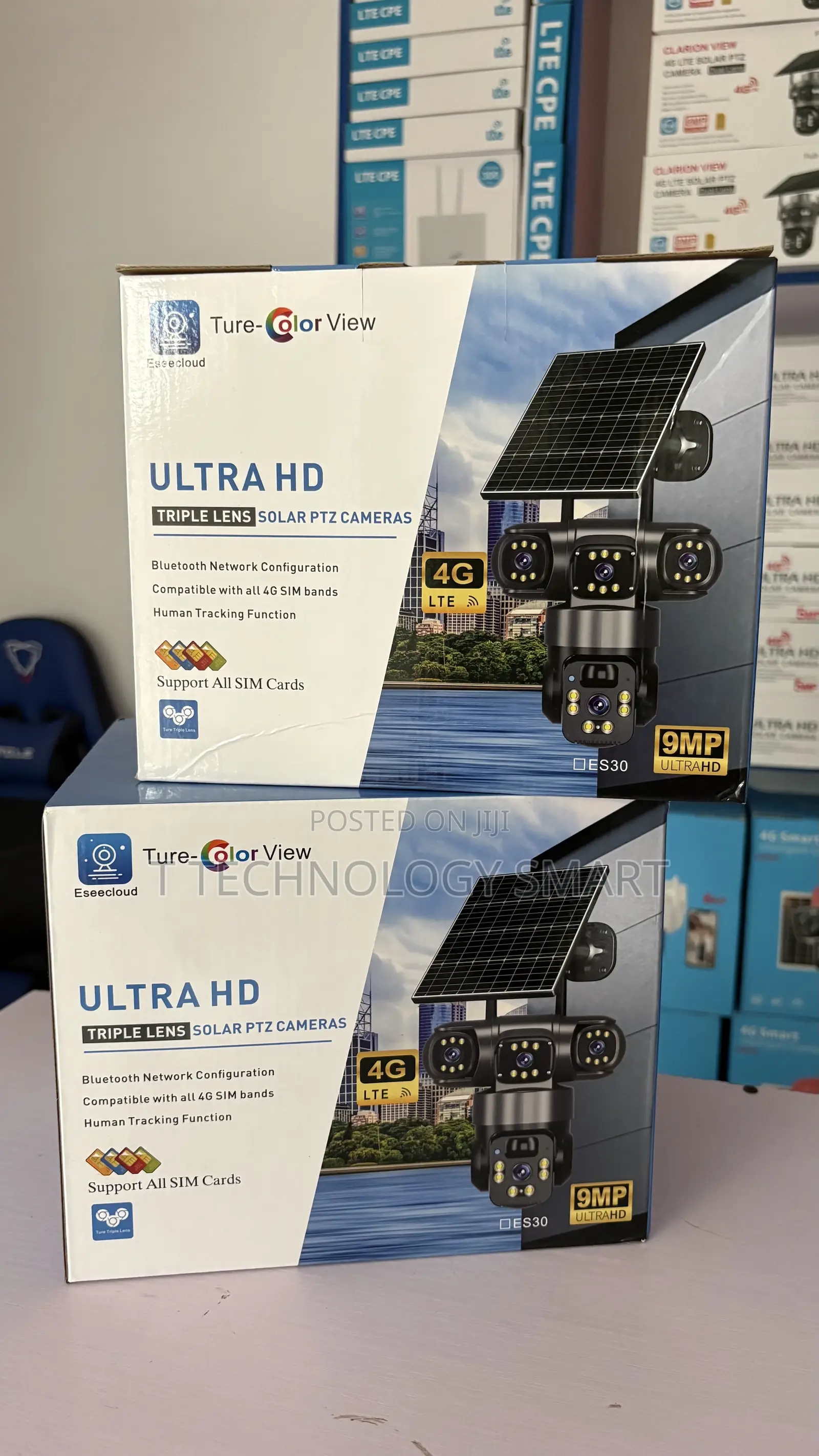 Ultra Hd Triple Lens Solar PTZ
